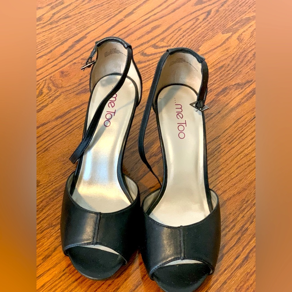 Shoes, Size 7.5, Black, Me Too, Leather, Pumps